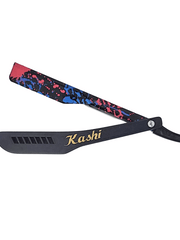 Load image into Gallery viewer, Kashi RB-130C  Straight Razors Blade  Black and print  Color
