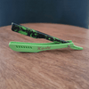 Kashi RG-130C  Straight Razors Blade  Green and print  Color