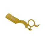 Load image into Gallery viewer, Kashi RG-210 Barber Straight Edge Shaving Razor Single Finger Ring Gold Color
