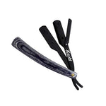 Load image into Gallery viewer, Kashi RBW- 107E Barber Men&#39;s Shaving Straight Razors Blade butterfly Clip / Swing lock open
