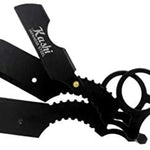 Load image into Gallery viewer, Kashi RB-210 Barber Straight Edge Shaving Razor  Finger Ring Black Color
