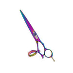 Load image into Gallery viewer, Kashi Professional Swivel Rotating Thumb Styling Shears 6 inch Japanese Steel, serial JR-505E
