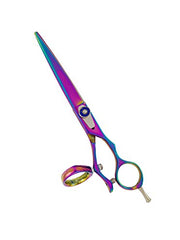 Load image into Gallery viewer, Kashi Professional Swivel Rotating Thumb Styling Shears 6 inch Japanese Steel, serial JR-505E
