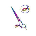 Load image into Gallery viewer, Kashi Professional Swivel Rotating Thumb Styling Shears 6 inch Japanese Steel, serial JR-505E
