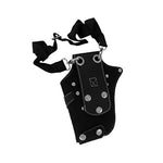 Load image into Gallery viewer, Artificial Leather Hair Scissor Holster Hairdressing Bag Pouch Holder with Waist Shoulder Belt
