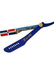 Load image into Gallery viewer, Kashi Razor Barber Men&#39;s Shaving Straight Razors Blade Dominican Republic Flag 
