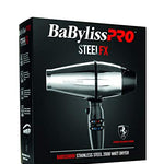 Load image into Gallery viewer, BaBylissPRO BABSS8000 STEELFX 2000 Watt Stainless Steel Hair Dryer
