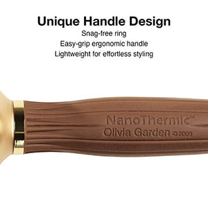 Olivia Garden NanoThermic Ceramic + Ion Round Thermal Hair Brush NT-54 (2 1/8")