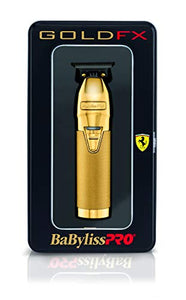 BaBylissPRO Barberology MetalFX Series - Outlining Trimmer Gold Color (FX787G) 074108396815