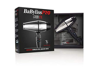 BaBylissPRO BABSS8000 STEELFX 2000 Watt Stainless Steel Hair Dryer