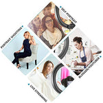 Load image into Gallery viewer, Neewer Ring Light Kit:18"/48cm Outer 55W 5500K Dimmable LED Ring Light, Light Stand, Carrying Bag for Camera,Smartphone,YouTube,TikTok,Self-Portrait Shooting, Black, Model:10088612
