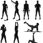 Load image into Gallery viewer, TKO, Set of 3 Resistance Toning Tubes, Complete Training System, Step Band, Soft Expanded, Infinity Ring
