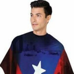 Load image into Gallery viewer, Puerto Rico Barber Cape | Puerto Rico&#39;s flag
