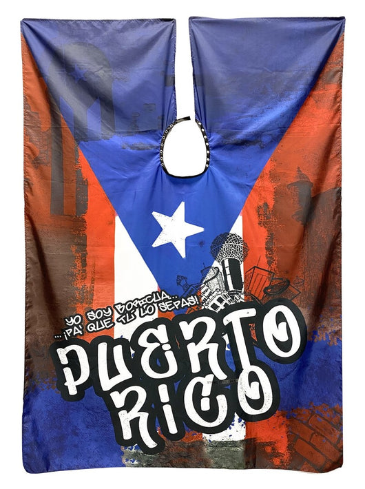 Puerto Rico Barber Cape | Puerto Rico's flag