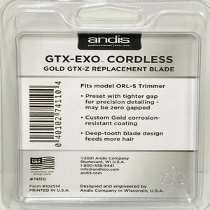Andis  GTX-EXO Cordless Gold GTX-Z Replacement Blade model 74100