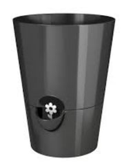 Load image into Gallery viewer, Fresh Herb Pot - Self-watering - black color
