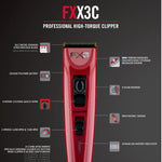 Load image into Gallery viewer, BaByliss PRO FX3 Professional High Torque Cordless Clipper

