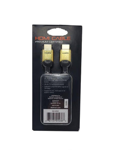 HDMI Cable Premium Certified optimized for 4K  Blackweb High Speed 4ft