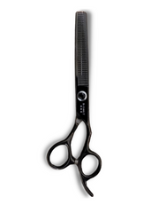 Load image into Gallery viewer, Kashi B-1146T Professional Thinning shears  6.5 inch Black color
