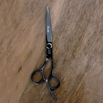 Load image into Gallery viewer, Kashi-B-1160-Professional-Shears-Hair-Cutting-6-inch-Black-Color
