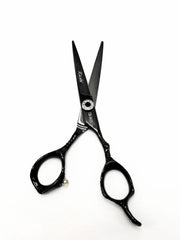 Load image into Gallery viewer, Kashi CB-542D Professional Shears, Hair Cutting  Cobalt Steel,  6&quot; Black Color

