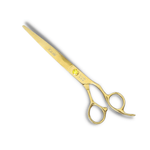 Load image into Gallery viewer, Kashi G-1180 Professional Hair Cutting Shears, 8 inch Gold Color
