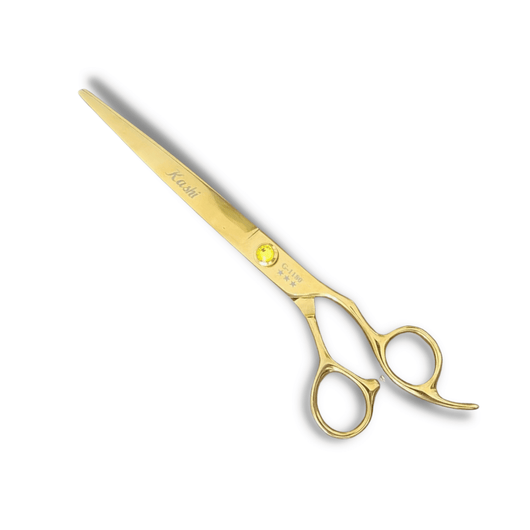 Kashi G-1180 Professional Hair Cutting Shears, 8 inch Gold Color