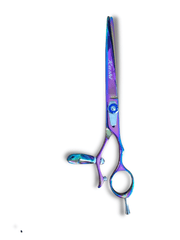 Load image into Gallery viewer, Kashi JR-505F Professional Swivel Rotating Thumb Styling Shears 7 inch Japanese Steel
