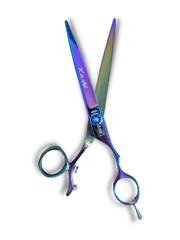 Load image into Gallery viewer, Kashi JR-505F Professional Swivel Rotating Thumb Styling Shears 7 inch Japanese Steel
