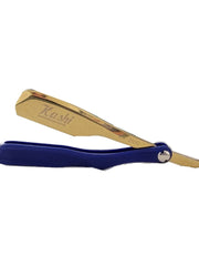 Load image into Gallery viewer, Kashi RB-250G Professional  Straight Razor for Barber Gold and Blue
