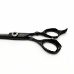 Load image into Gallery viewer, Kashi CB-542D Professional Shears, Hair Cutting  Cobalt Steel,  6&quot; Black Color

