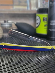 Load image into Gallery viewer, Kashi R-118CO Professional Straight Razors Blade Colombia Flag Design
