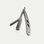 Load image into Gallery viewer, Kashi R-110 Barber Straight Edge Shaving Razor Silver Color

