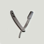 Load image into Gallery viewer, Kashi R-110 Barber Straight Edge Shaving Razor Silver Color
