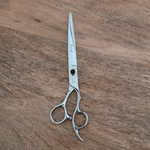 Load image into Gallery viewer, Kashi S-1170 Professional   Hair Cutting Shears, 7 inch  Silver Color
