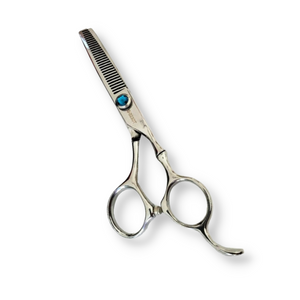 Kashi Shears, Set Professional Hair Cutting S-3260 and Thinning Shears S-3230T  30 teeth, 6" Japanese  Steel, Silver Color