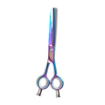 Load image into Gallery viewer, Kashi  Shears Thinning scissor  JR-80TL Rainbow  Color - Japanese Steel
