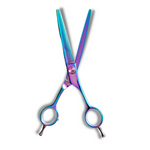 Load image into Gallery viewer, Kashi  Shears Thinning scissor  JR-80TL Rainbow  Color - Japanese Steel
