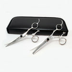 Load image into Gallery viewer, Zashi Shears, Hair Cutting S-5055 and Thinning Shears S-2060T,  size 6&quot; , Japanese  Steel
