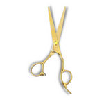 Load image into Gallery viewer, Kashi G-1160 Professional Cutting Hair Shears Gold Color - Japanese Steel 6 inch
