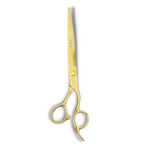 Kashi G-1180 Professional Hair Cutting Shears, 8 inch Gold Color