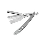 Load image into Gallery viewer, Kashi R-110 Barber Straight Edge Shaving Razor Silver Color
