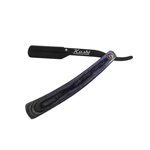 Kashi RBW- 107E Barber Men's Shaving Straight Razors Blade butterfly Clip / Swing lock open