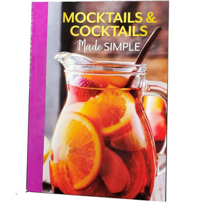 Mocktails and Cocktails, Made Simple, Book with easy recipes