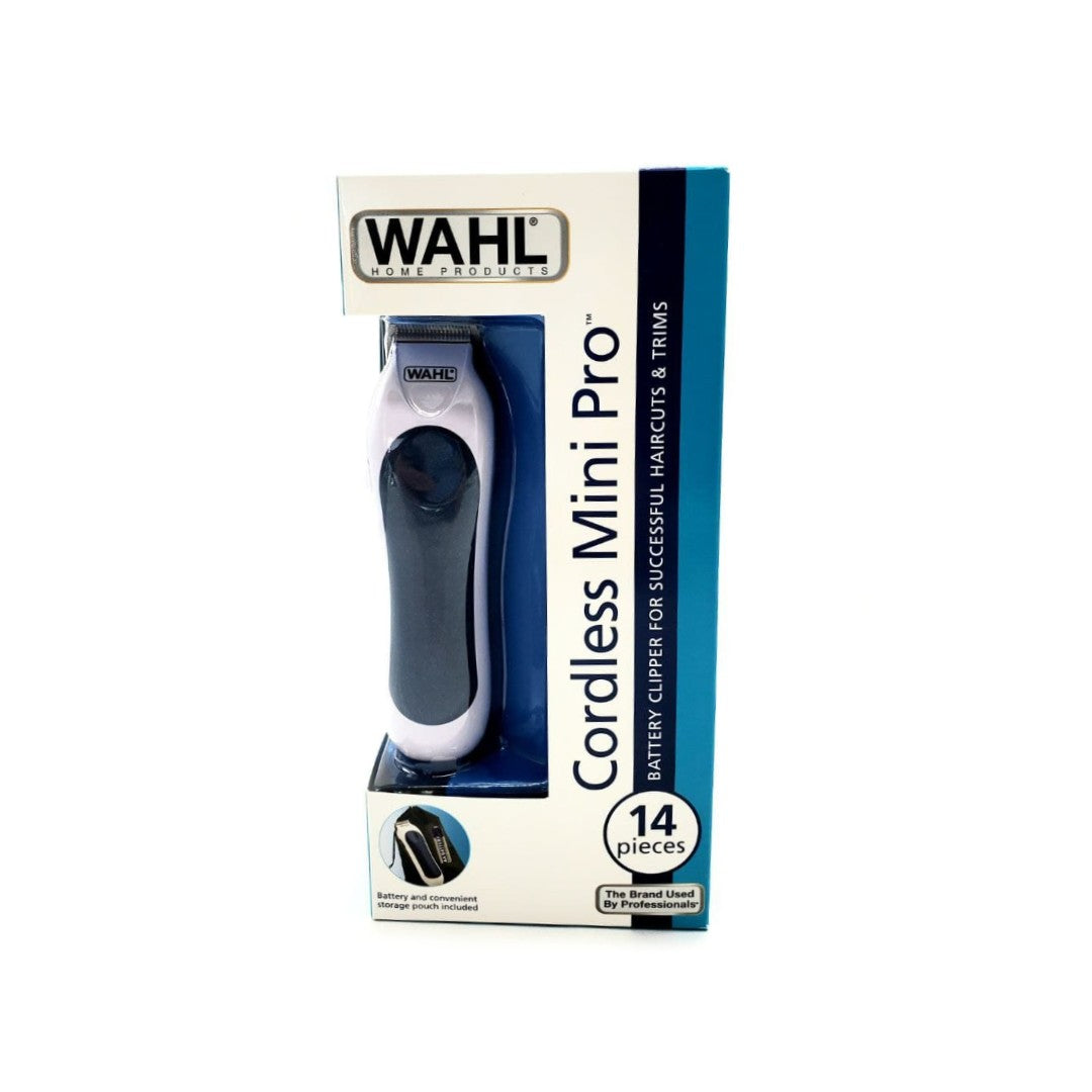 Wahl Cordless Mini Pro Hair Clipper Model 9307-1101 Kit 14 Piece Haircuts &  Trimmer