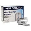 Personna Double Edge Razor Blades in White Wrapper 100 count