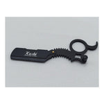 Load image into Gallery viewer, Kashi RB-210 Barber Straight Edge Shaving Razor  Finger Ring Black Color
