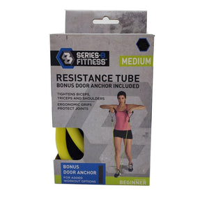 Resistance Tube, Medium Level, Serie 8 Fitness, with door anchor included