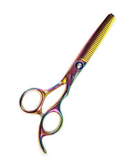 Load image into Gallery viewer, Kashi SLRT-20D, professional hair cutting scissor 6&quot;,  Rainbow Color
