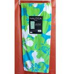 Load image into Gallery viewer, Nautica Beach Towel, 100% Cotton, Large 36 x 68 in. Tropical Flower.
